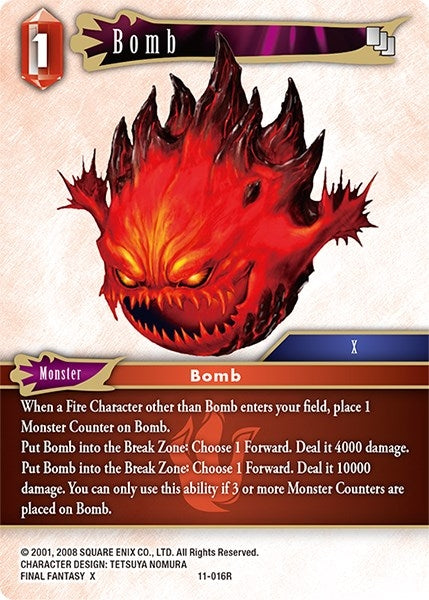 Image for Bomb (Opus XI) (11-016R) - Final Fantasy TCG