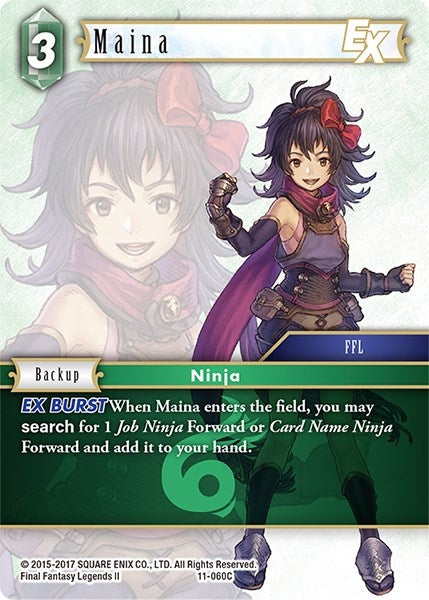 Image for Maina EX (Opus XI) (11-060C) - Final Fantasy TCG