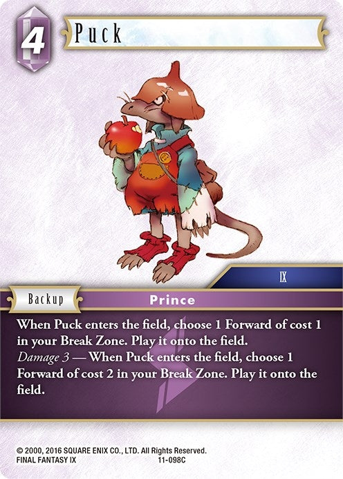 Image for Puck (Opus XI) (11-098C) - Final Fantasy TCG