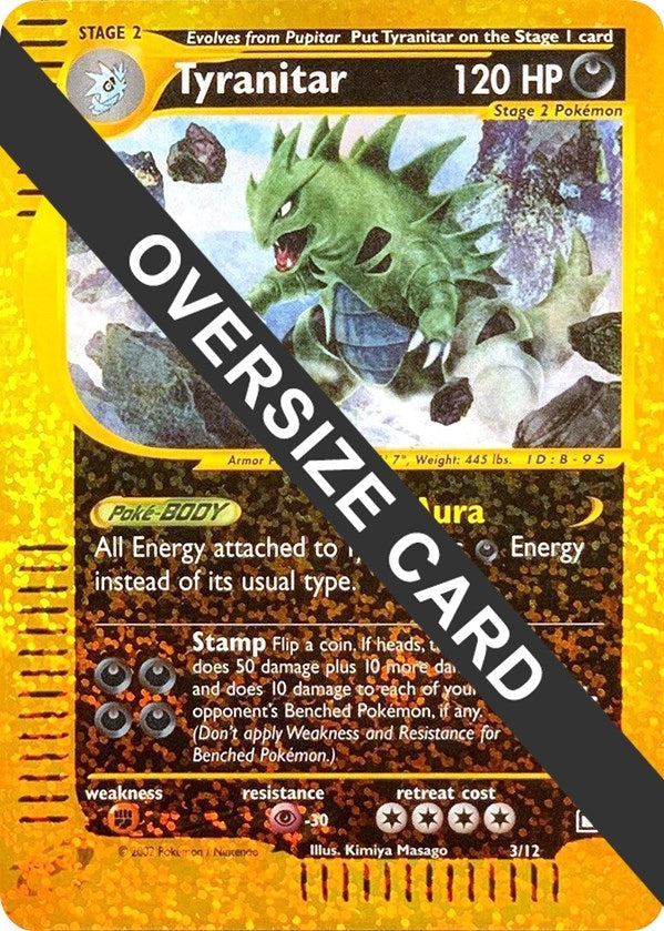 Image for Tyranitar (Jumbo Cards) (003/012) - Pokemon