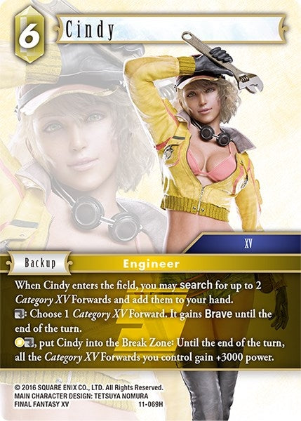 Image for Cindy (Opus XI) (11-069H) - Final Fantasy TCG