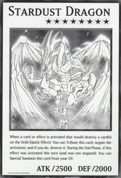 Image for Stardust Dragon (Oversized) (Duel Overload) - YuGiOh