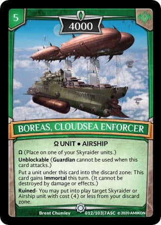 Image for Boreas, Cloudsea Enforcer (Ascension) (ASC-012) - Argent Saga TCG