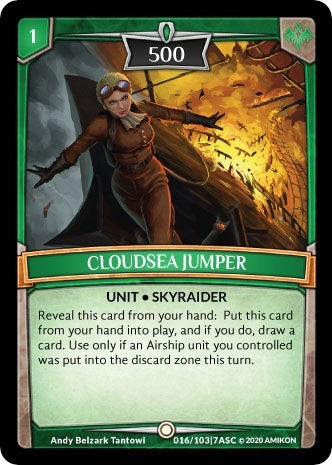 Image for Cloudsea Jumper (Ascension) (ASC-016) - Argent Saga TCG