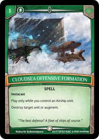 Image for Cloudsea Offensive Formation (Ascension) (ASC-017) - Argent Saga TCG
