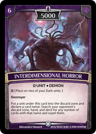 Image for Interdimensional Horror (Ascension) (ASC-053) - Argent Saga TCG