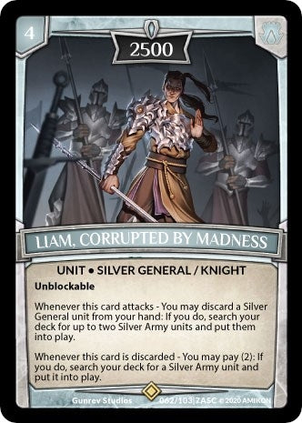 Image for Liam, Corrupted by Madness (Ascension) (ASC-062) - Argent Saga TCG