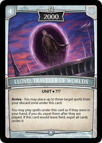 Image for Lloyd, Traveler of Worlds (Ascension) (ASC-063) - Argent Saga TCG