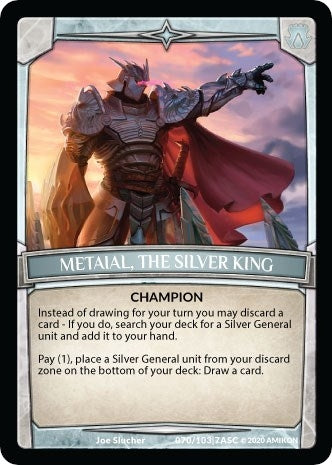Image for Metaial, the Silver King (Ascension) (ASC-070) - Argent Saga TCG