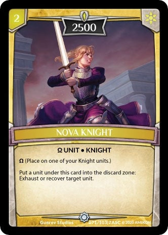 Image for Nova Knight (Ascension) (ASC-071) - Argent Saga TCG