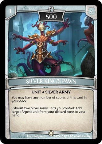 Image for Silver King's Pawn (Ascension) (ASC-087) - Argent Saga TCG