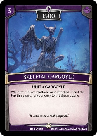 Image for Skeletal Gargoyle (Ascension) (ASC-088) - Argent Saga TCG