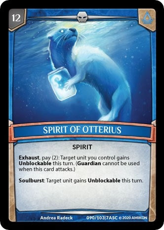 Image for Spirit of Otterius (Ascension) (ASC-090) - Argent Saga TCG