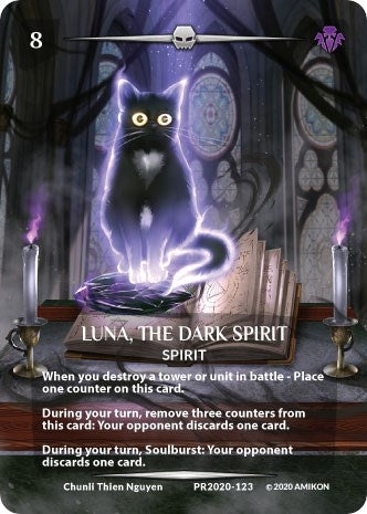 Image for Luna, the Dark Spirit (Serial Numbered) (Argent Saga Promos) (PR2020-123) - Argent Saga TCG