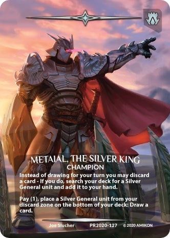 Image for Metaial, the Silver King (Serial Numbered) (Argent Saga Promos) (PR2020-127) - Argent Saga TCG