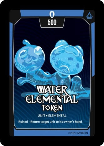 Image for Water Elemental Token (Ascension) - Argent Saga TCG