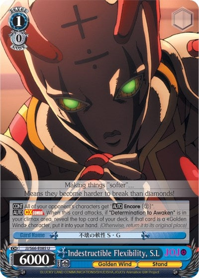 Image for Indestructible Flexibility, S.L (JoJo's Bizarre Adventure: Golden Wind) (JJ/S66-E085 U) - Weiss Schwarz
