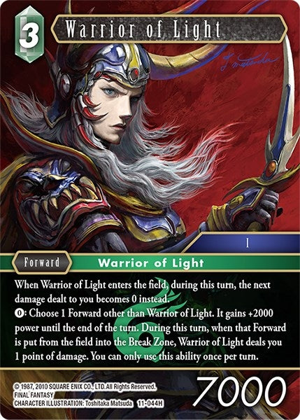 Image for Warrior of Light (Opus XI) (11-044H) - Final Fantasy TCG