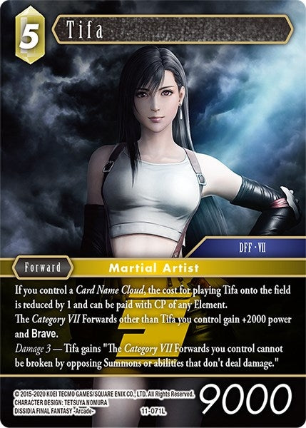 Image for Tifa (Opus XI) (11-071L) - Final Fantasy TCG