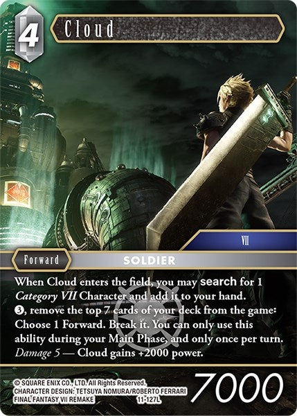 Image for Cloud - 11-127L (Opus XI) (11-127L) - Final Fantasy TCG