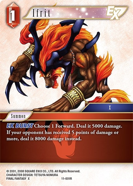 Image for Ifrit EX (Opus XI) (11-001R) - Final Fantasy TCG