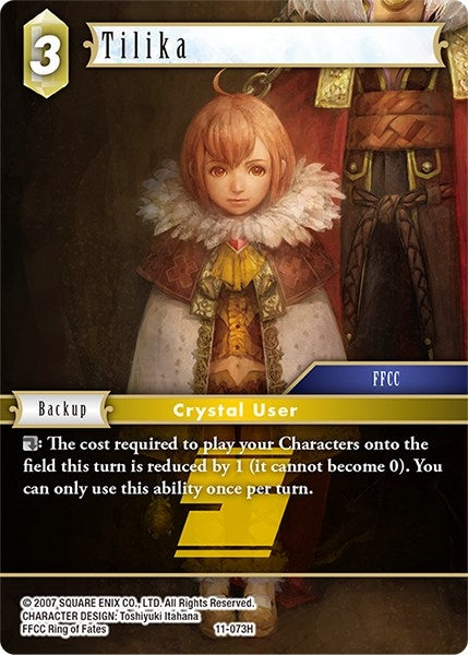Image for Tilika (Opus XI) (11-073H) - Final Fantasy TCG