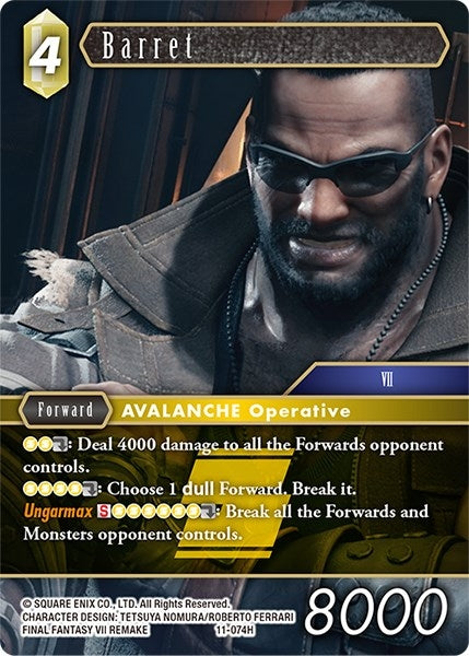 Image for Barret (Opus XI) (11-074H) - Final Fantasy TCG
