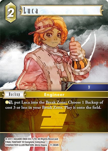 Image for Luca (Opus XI) (11-084R) - Final Fantasy TCG