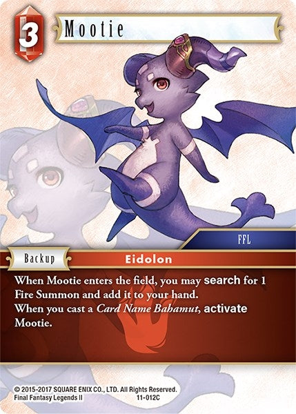 Image for Mootie (Opus XI) (11-012C) - Final Fantasy TCG