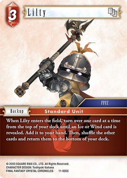 Image for Lilty (Opus XI) (11-020C) - Final Fantasy TCG