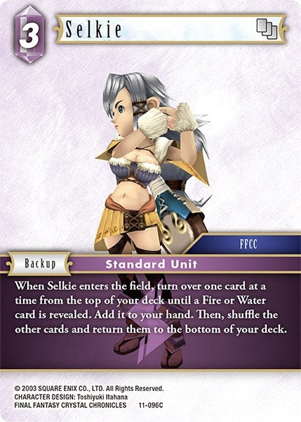 Image for Selkie (Opus XI) (11-096C) - Final Fantasy TCG
