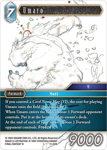 Image for Umaro (Opus XI) (11-024L) - Final Fantasy TCG