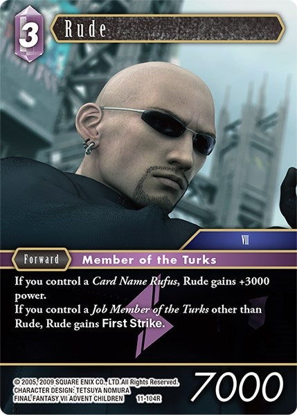 Image for Rude (Opus XI) (11-104R) - Final Fantasy TCG