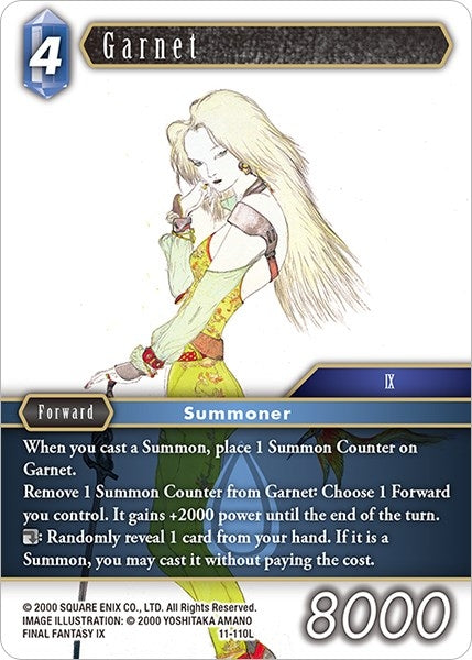 Image for Garnet (Opus XI) (11-110L) - Final Fantasy TCG
