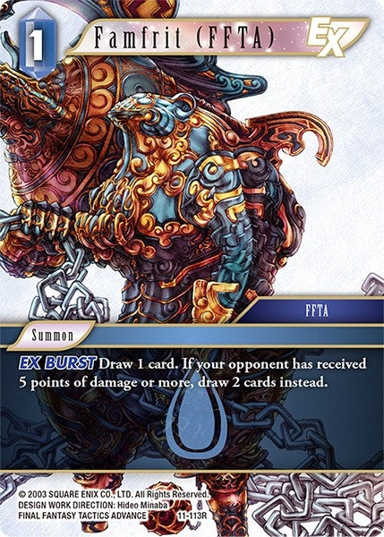 Image for Famfrit (FFTA) EX (Opus XI) (11-113R) - Final Fantasy TCG