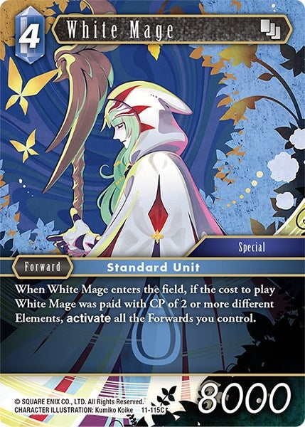 Image for White Mage (Opus XI) (11-115C) - Final Fantasy TCG