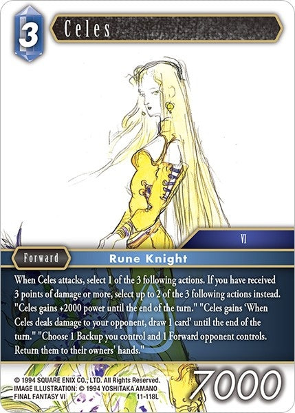 Image for Celes (Opus XI) (11-118L) - Final Fantasy TCG