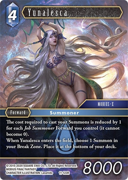 Image for Yunalesca (Opus XI) (11-123R) - Final Fantasy TCG