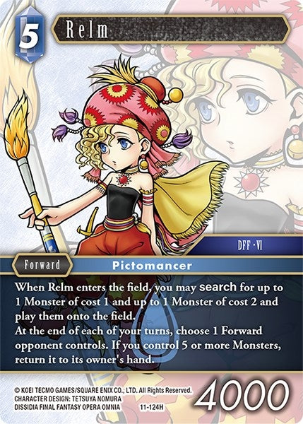 Image for Relm (Opus XI) (11-124H) - Final Fantasy TCG