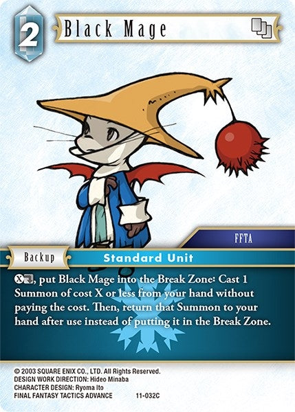 Image for Black Mage (Opus XI) (11-032C) - Final Fantasy TCG