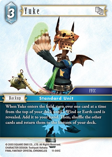 Image for Yuke (Opus XI) (11-041C) - Final Fantasy TCG