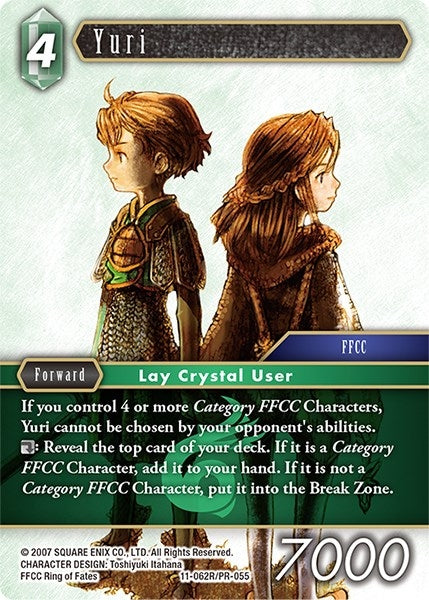 Image for Yuri (Opus XI) (11-062R/PR-055) - Final Fantasy TCG