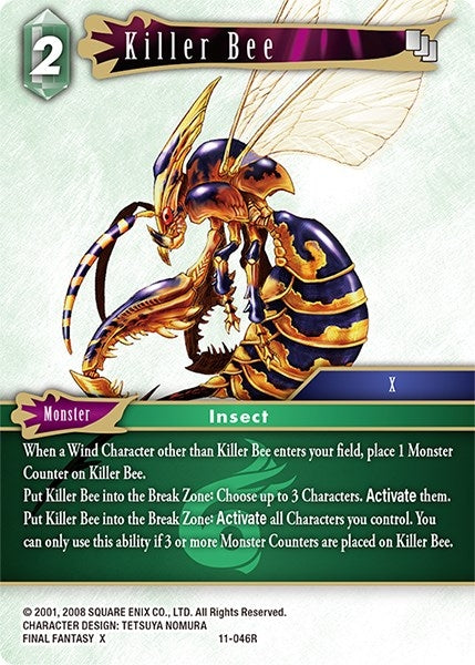 Image for Killer Bee (Opus XI) (11-046R) - Final Fantasy TCG