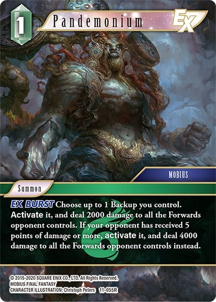 Image for Pandemonium EX (Opus XI) (11-055R) - Final Fantasy TCG