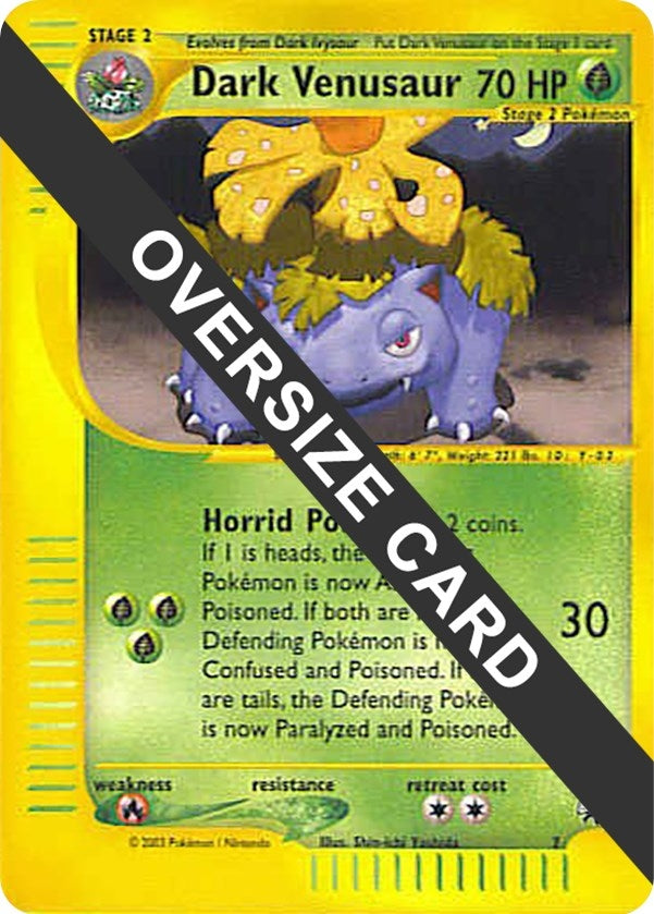 Image for Dark Venusaur - 7 (Best of Game 7 Promo) (Jumbo Cards) (007) - Pokemon