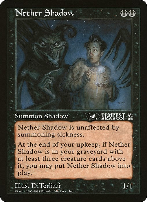 Image for Nether Shadow (4th Place) (Arena League) (Oversize Cards) - Magic: The Gathering