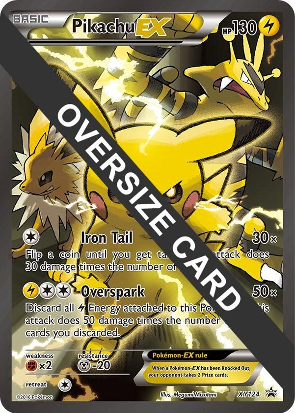 Image for Pikachu EX - XY124 (Jumbo Cards) (XY124) - Pokemon