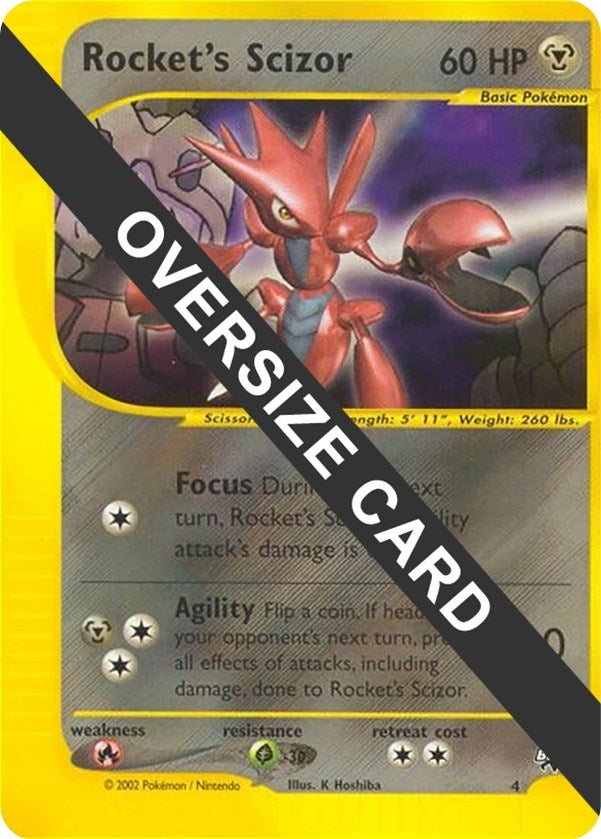 Image for Rocket's Scizor - 4 (Jumbo Cards) (004) - Pokemon