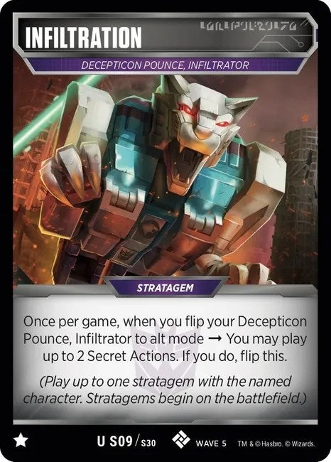 Image for Infiltration (Titan Masters Attack) (S09) - Transformers TCG