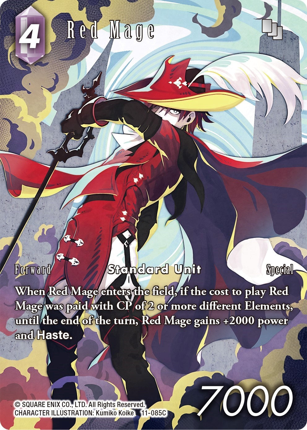 Image for Red Mage (Full Art) (Opus XI) (11-085C) - Final Fantasy TCG